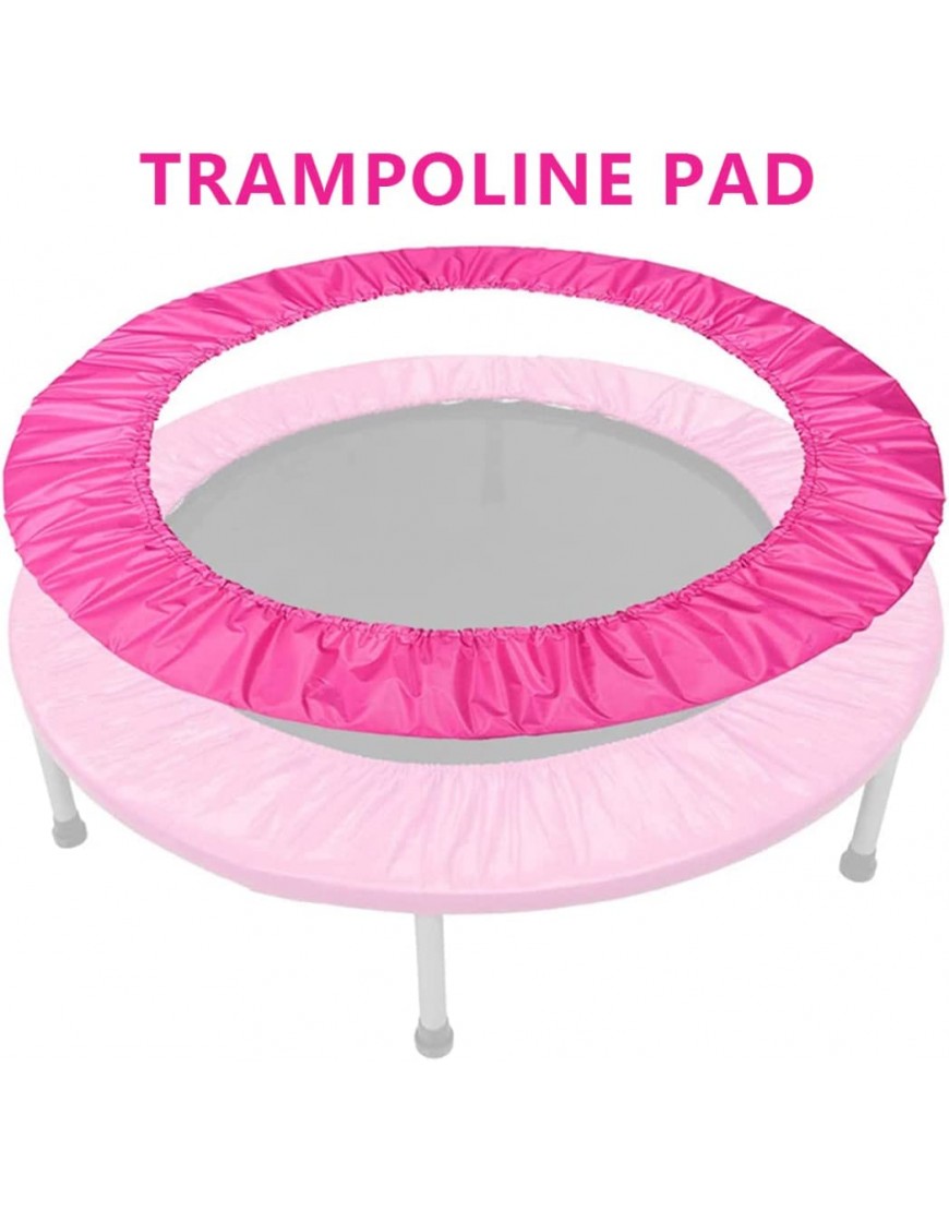 Newin Star Trampolin -Stoffabdeckung Mini -Fitness -Trampolinrock für Kinder springen Bett rosiger 81 cm Durchmesser Trampolin -Polsterung - BNTXSDNA