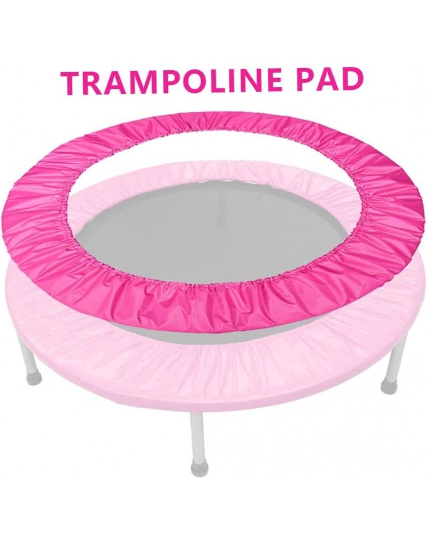 Newin Star Trampolin -Stoffabdeckung Mini -Fitness -Trampolinrock für Kinder springen Bett rosiger 81 cm Durchmesser Trampolin -Polsterung - BNTXSDNA