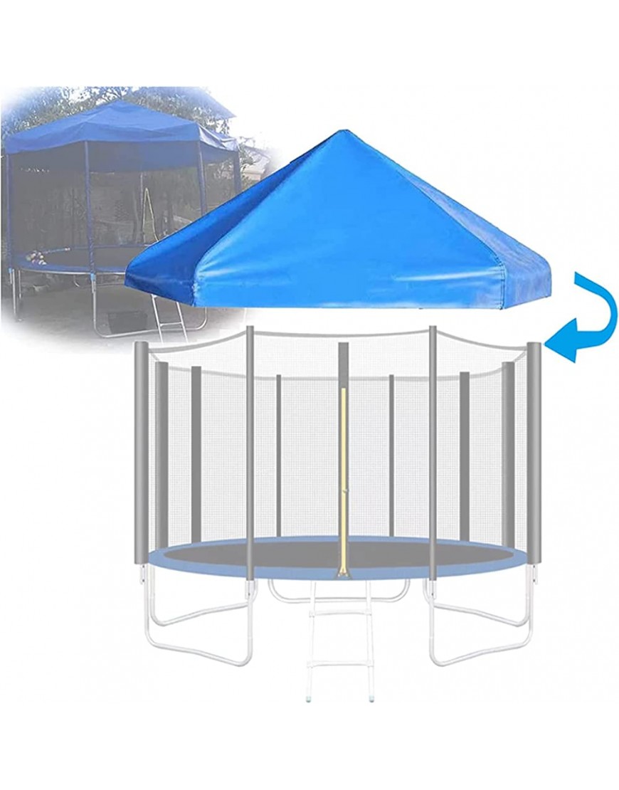 SXFYHXY Trampolin-Sonnenschutzabdeckung Trampolin-Zelt-Überdachung Markise Mit Rahmen Regen Und Schnee Outdoor-Trampolin-Sonnenschutzdach Für Erwachsene - BCRNUD2N