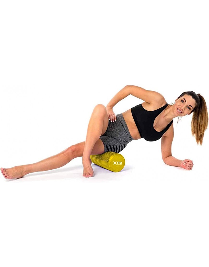 Xn8 Sports Eva-Schaumstoffrolle für Yoga Pilates myofasziale Entspannung Muskelschmerzen IT-Band Triggerpunkt-Massage Steifheitslinderung -