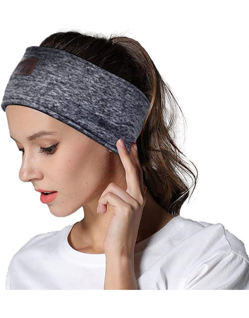 AmandaJ Schlafkopfhörer Bluetooth-Stirnband kabellos Musik Sport-Stirnbänder Lautsprecher Stirnband perfekt für Workout Laufen Yoga Reisen - BIZSD588