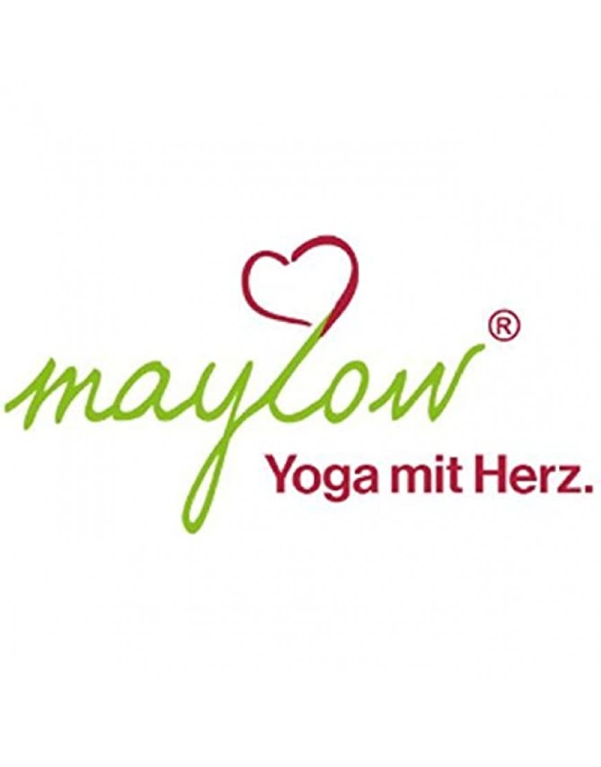 maylow Yoga mit Herz Yogakissen Meditationskissen Blume des Lebens 33x15 cm Bio-Dinkelspelz gefüllt Bezug und Inlett 100% Baumwolle türkis weiß - BUFOJD1K