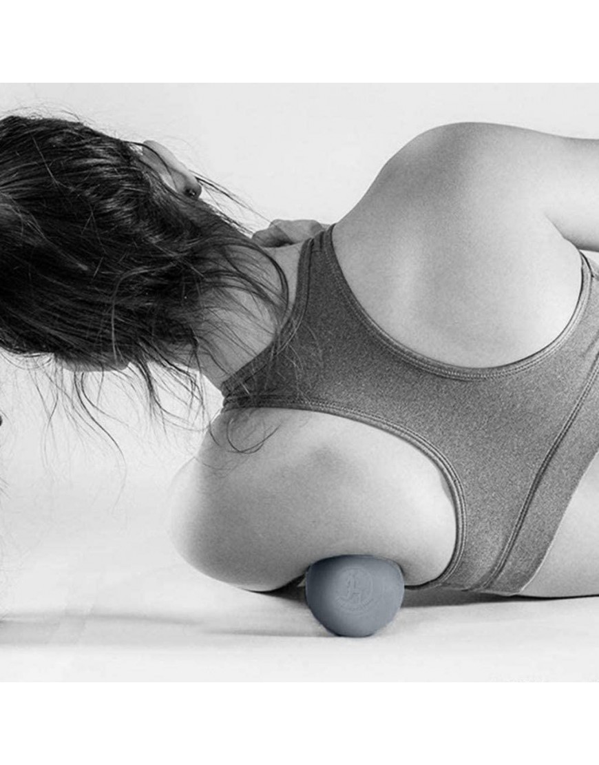 Clicitina Yogalititationsball Faszien Silikonball Membran Fitness & Yoga-Ausrüstung Trainings Gummiband Band Grey One Size - BOSHE95H