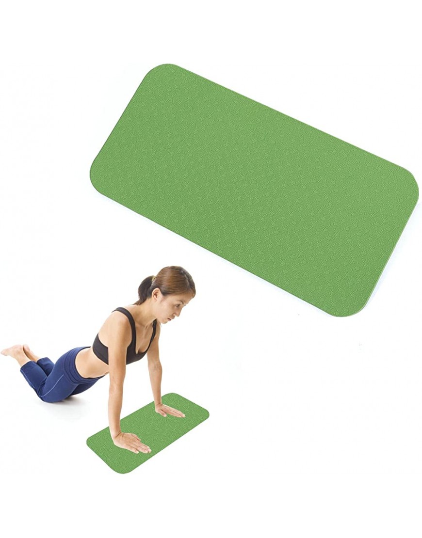 Cowslip 2 Pcs Yoga-Kniematte,rutschfeste Yogamatte aus TPE-Schaumstoff für Frauen 1 Stück Monochrome Workout-Knieschützer ideales Übungszubehör für Yoga Pilates Planks - BXNLI6MA