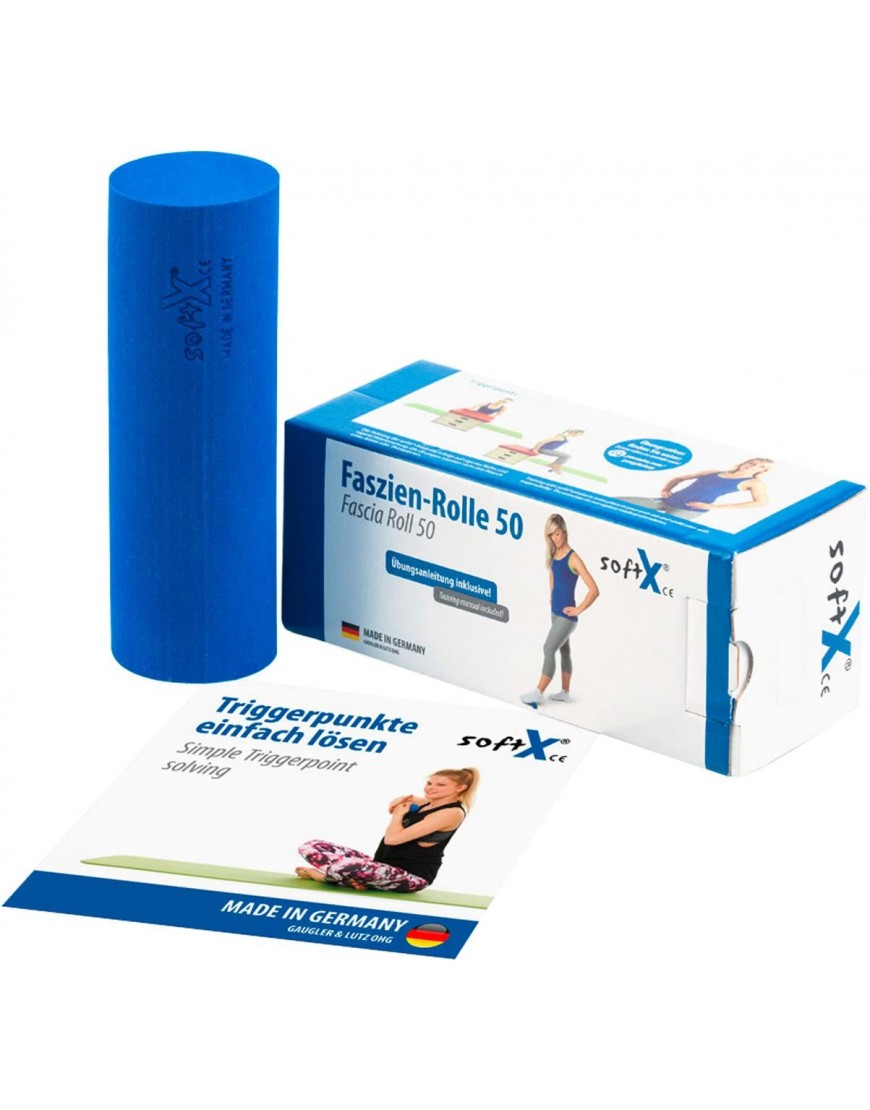 softX® Faszien-Rolle 50 Massage Rolle Reha Selbst Massage Sport Therapie - BEJSF4JK