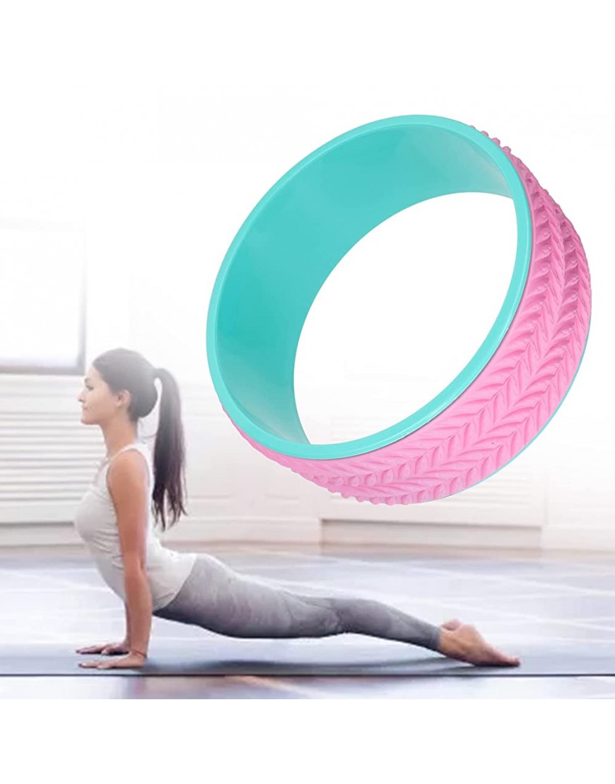 Yoga Back Roller Yoga Wheel Trigger Point Core VerstäRkt den Rutschtest FüR Heim-Yoga-Liebhaber - BZIGA7A4