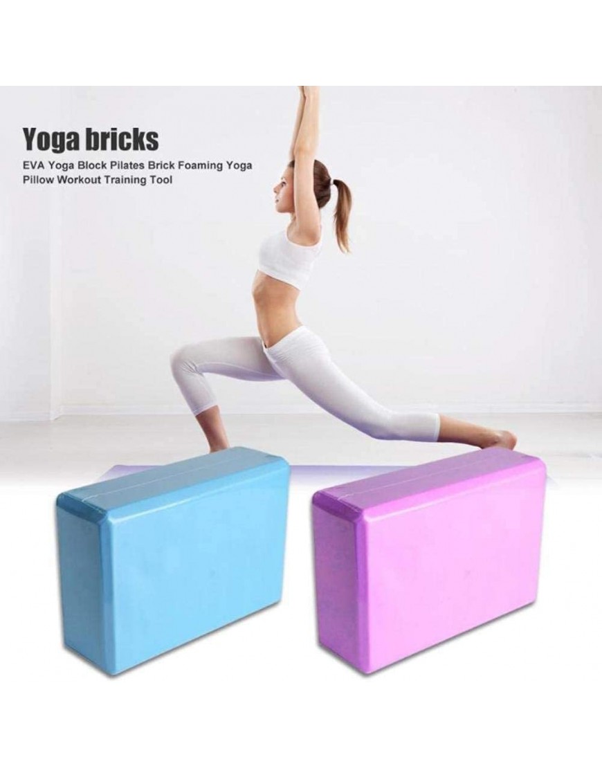 alslovkar Yoga Block Pilates Brick Foaming Yoga Pillow Workout Training Gym Tool - BCPUA55E
