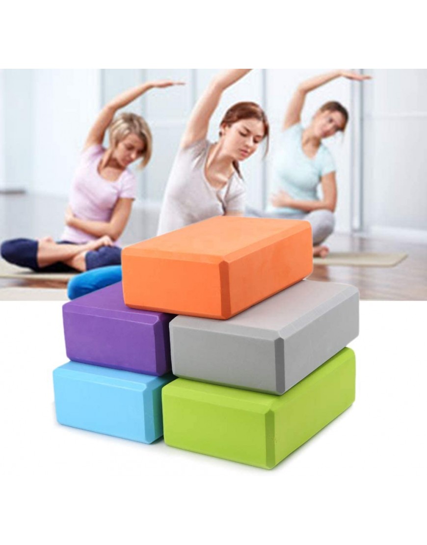 fatteryu Eva Yoga Block Training Körperformung Pilates Fitness Schaum Ziegel Stretching Aid Grau - BONVA7BM