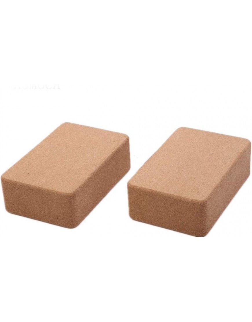 HOUYAZHAN 1pc Yoga Bricks Cork Yoga Brick Yoga Blöcke Yoga Hilfs Bricks Yoga Korkplatten - BPFPK1K9