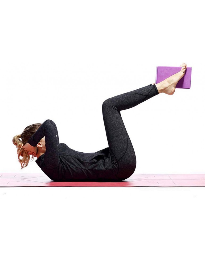 PLUS PO Yogablock Yoga Block Schaumblock mit hoher Dichte Yoga-Unterstützungsblöcke Pilates Kopfblock Yoga Starter Kit Yoga-Blöcke und Steine Yoga-Blöcke - BAMITKK5