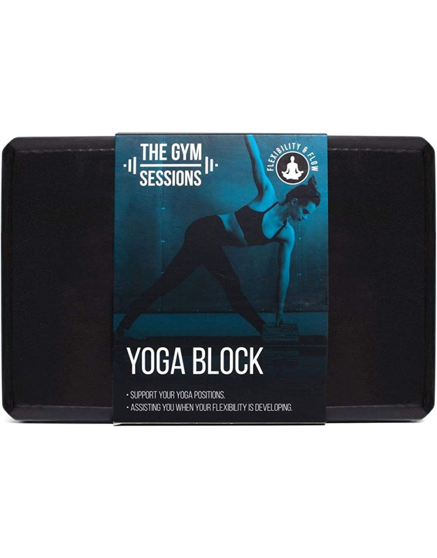 The Gym Session Yoga-Block Schwarz 23 x 15 x 8 cm - BAYDRJB7
