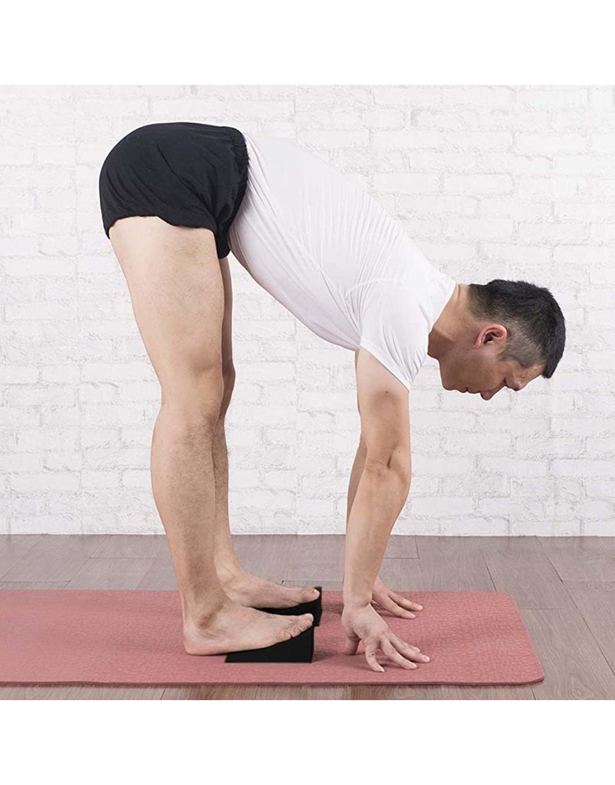 Wood.L Yoga Block | Yoga Klotz | Keil für Yoga und Pilates | Keilblöcke aus Yoga-Schaumstoff | weicher Handgelenkkeil | Wadenstrecker zur Verbesserung der Unterschenkelkraft und Stabilität - BKKOIW9Q