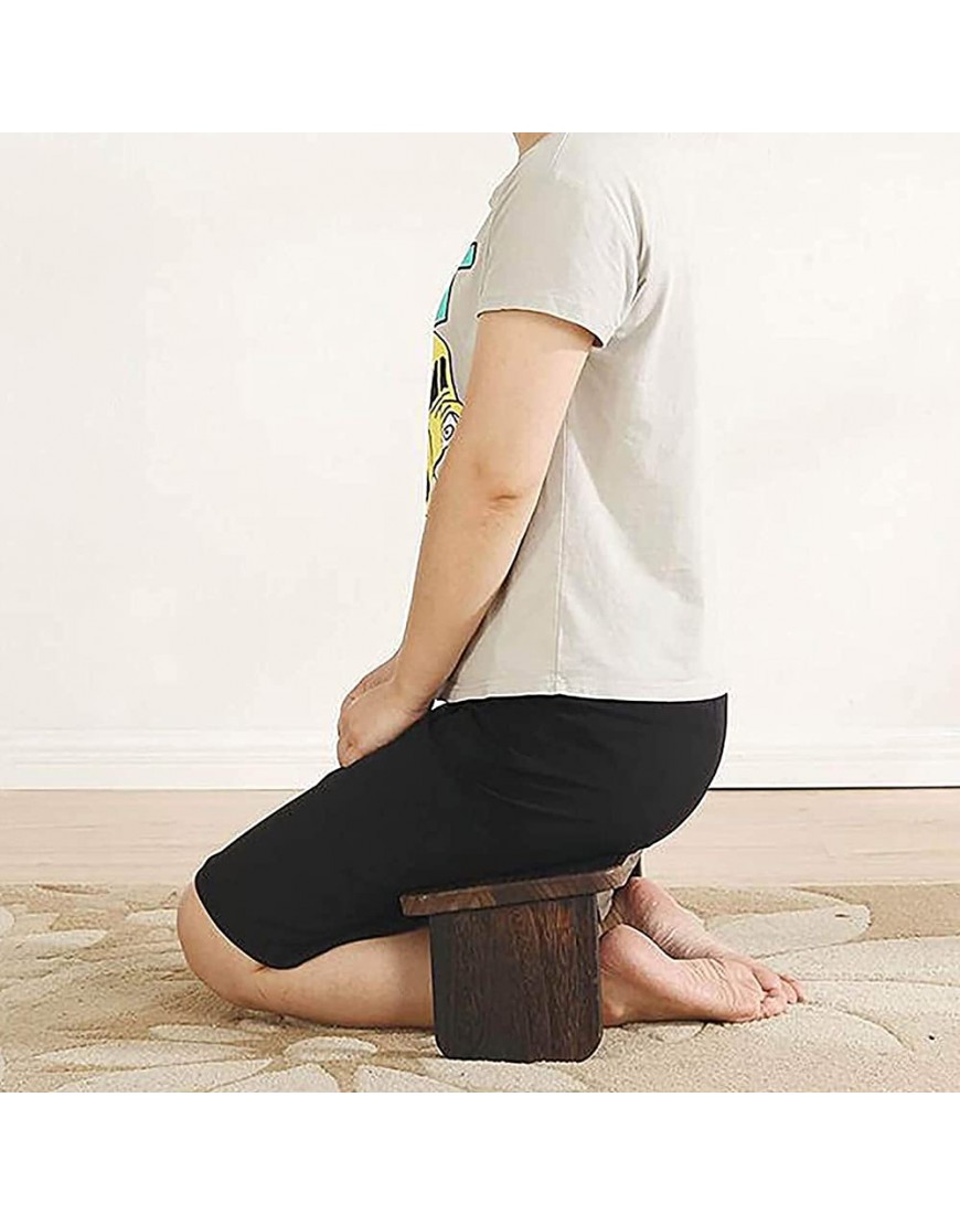 Klappbare Meditationsbank aus Massivholz Meditationsbank mit einem Kniesitz auf dem Boden für Tiefe Meditation klappbarer Yoga-Hocker - BGYHC63W