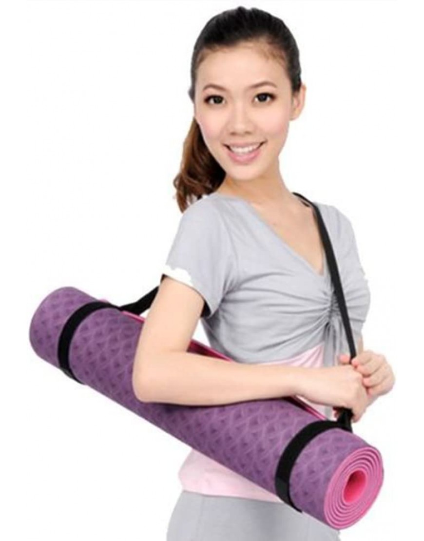 Bluelans Strapazierfähige Yogamatte aus Baumwolle mit Tragegurt - BOTBPJ47