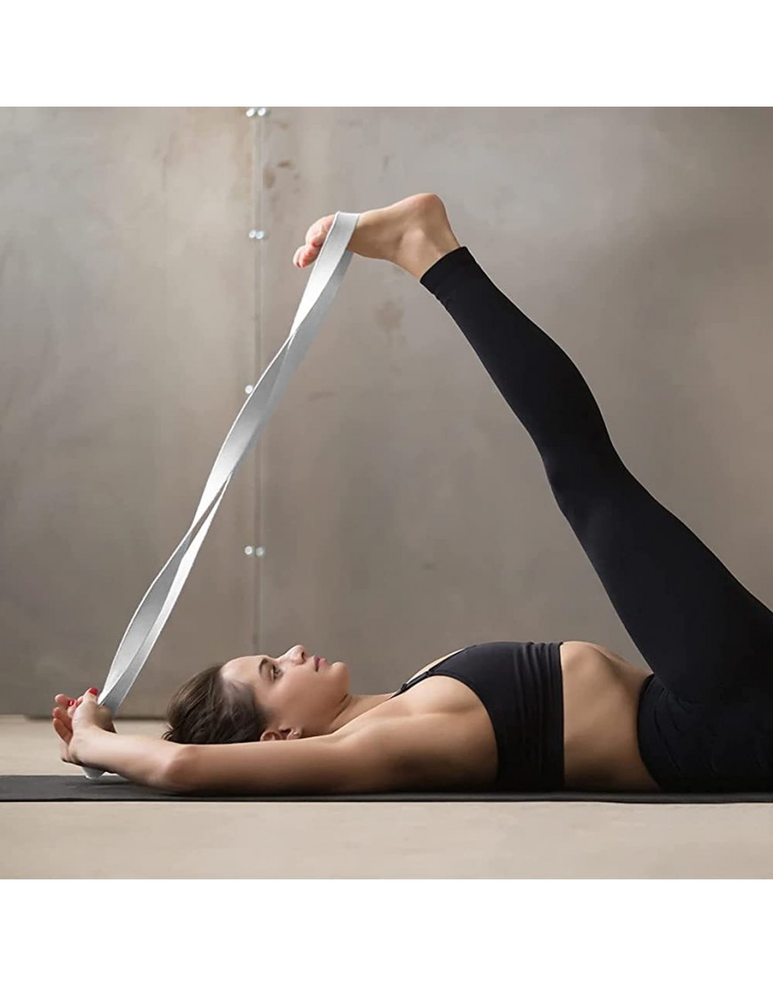 kissral Yogamattenriemen Tragegurt Polyester Durable Sling Verstellbar für Pilates-Übungen Aerobic Outdoor für Anfänger und Fortgeschrittene - BTQFHB4Q