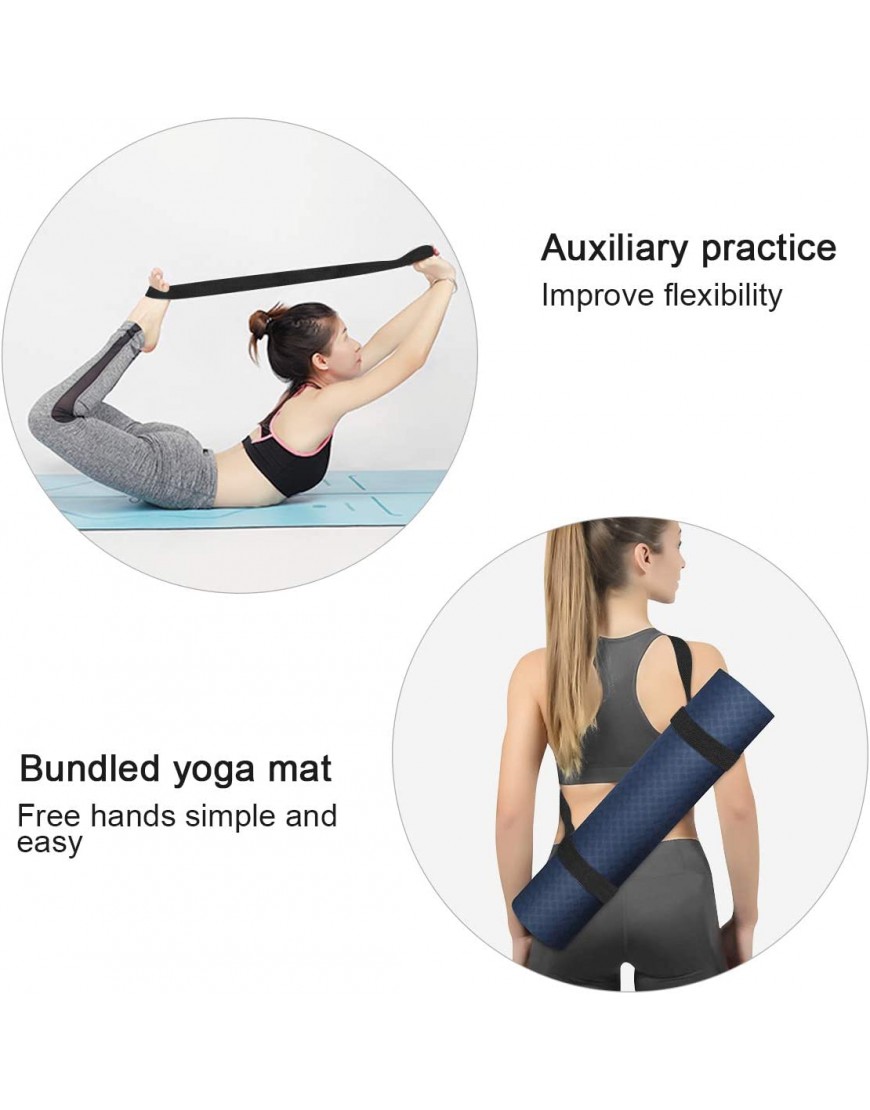 Netspower Yogamatte Tragegurt Yoga Mat Harness Strap Sling Durable Verstellbarer Yoga Mat Carrying Strap für alle Yogamatten Größen Ohne Matte - BOCWWDA1