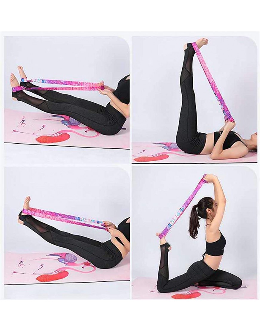 YFaith Yogamatte Tragegurt Verstellbar,Bio Baumwolle Tragbares Haltbare Schulter Elastisches Yoga Band155cm x 3.8cm - BVOUXM8V