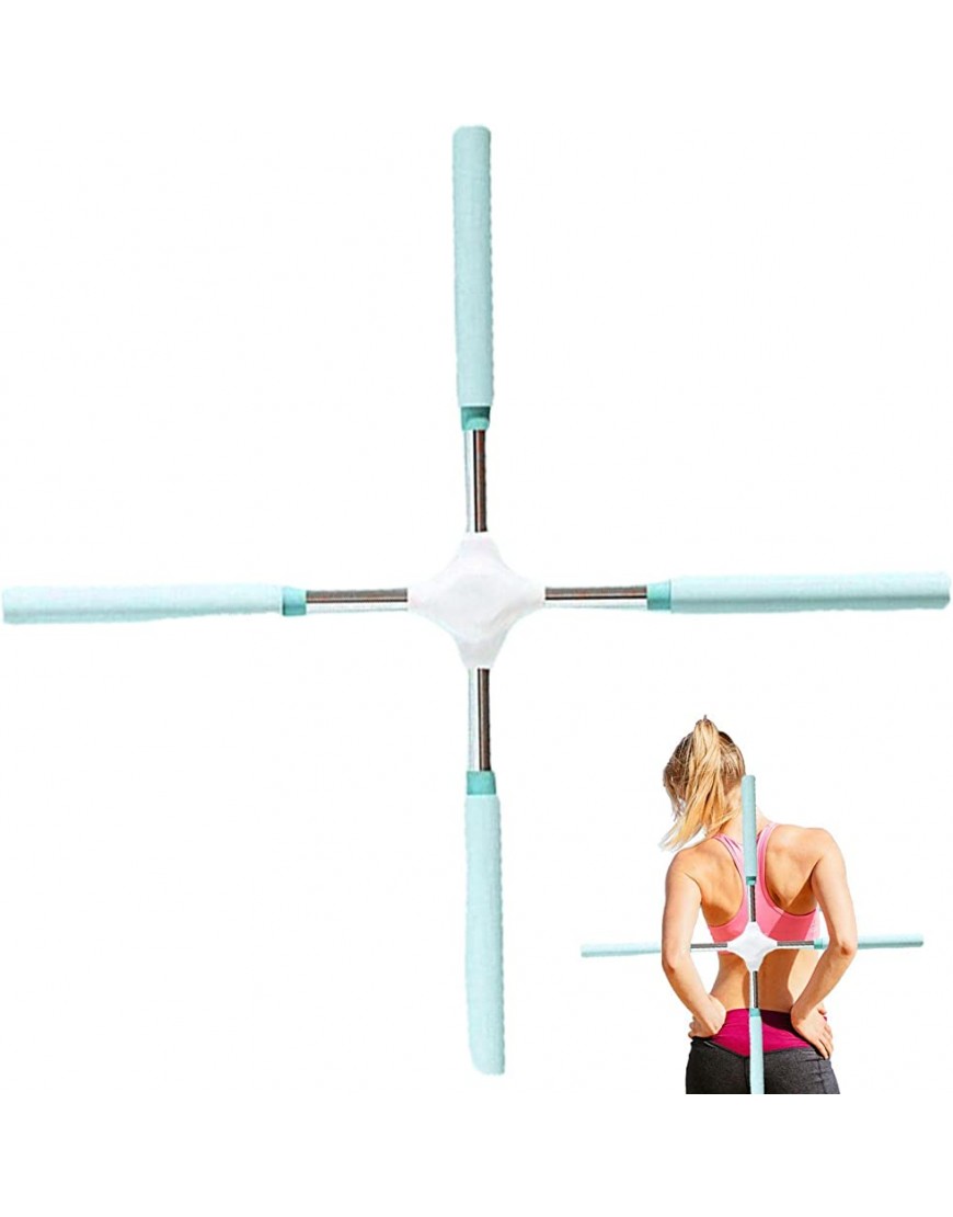 A V Haltungskorrektor Buckel-Korrekturstäbe Dehnungswerkzeug Yoga-Stöcke für die Körperhaltung einziehbares Design für die Rückenstütze von Erwachsenen und Kindern - BCQJF53D