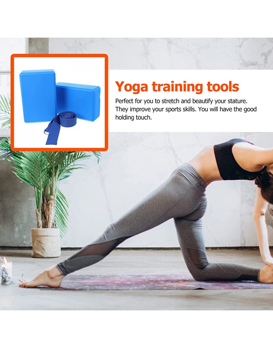 ABOOFAN 1 Set Yoga-Set mit Yoga-Gurt Workout Yoga Starter-Set Zubehör Yoga-Ausrüstung für Damen Herren und Anfänger Rosa - BITOZVK8
