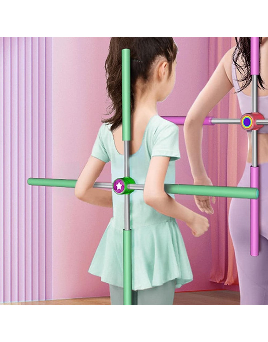 Linsition Haltungskorrektur für Erwachsene und Kinder | Yoga-Sticks Dehnungswerkzeug Yoga Sticks für Haltung Haltungskorrektur Buckelkorrekturstab einziehbare Stäbchen für Erwachsene und Kinder - BHUCQW6H