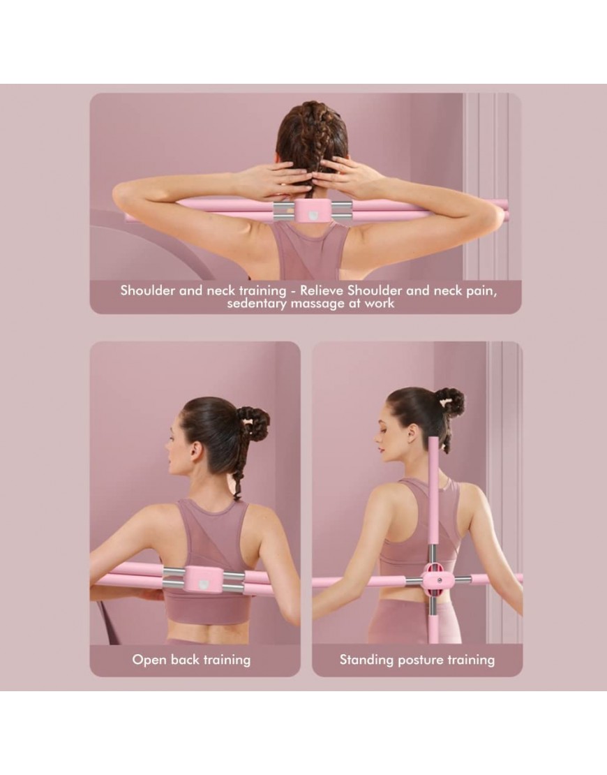 YUXINCAI Yoga Sticks Haltungskorrektur Open Back Buckelkorrektur Yoga Body Stick Haltungskorrektur Übungsstöcke Heimfitnessgeräte Für Jugendliche Studenten Erwachsene - BZEMAQDK
