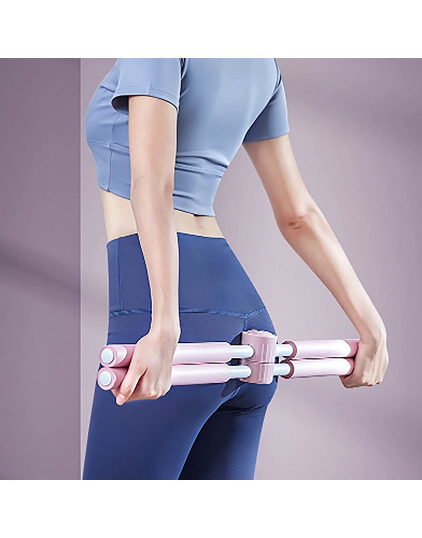ZYHHDP Yoga Rod Sticks Multifunktionale Haltungskorrektur Sticks Offenes Schulter-Stretching-Tool Für Indoor-Sport-FitnessgeräteSize:80cm,Color:Rosa - BHROEHBK