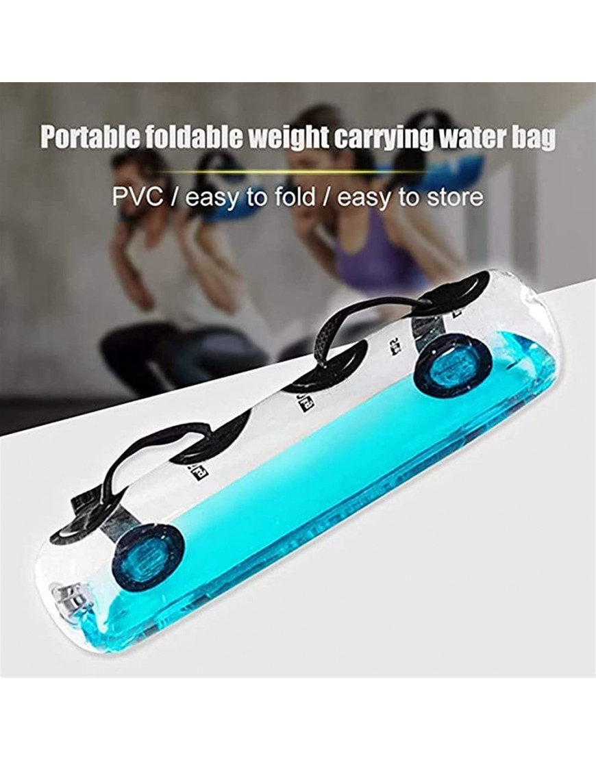 Fitness-Wassersack 45 Pfund Gewichtsverstellbarer Taschenboden mit Trainingssandsack-Ausrüstung Fitness Wassereinspritzung transparenter Wassersack körperliche Bewegung - BYNXP6VE