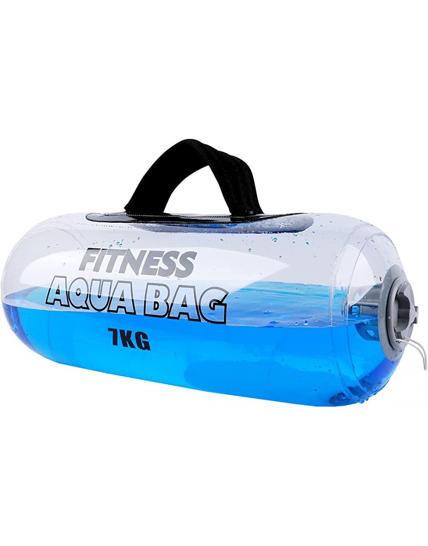 Fitness-Wassersack AquaBag Aqua Bag Wassersandsack Fitnessschlauch Wasserbefüllbare Ruck-Gewichte Workout Strapazierfähiges tragbares Trainingsgerät Exersize Equipt Color : Clear Size : 38X16cm - BBPOE8WA
