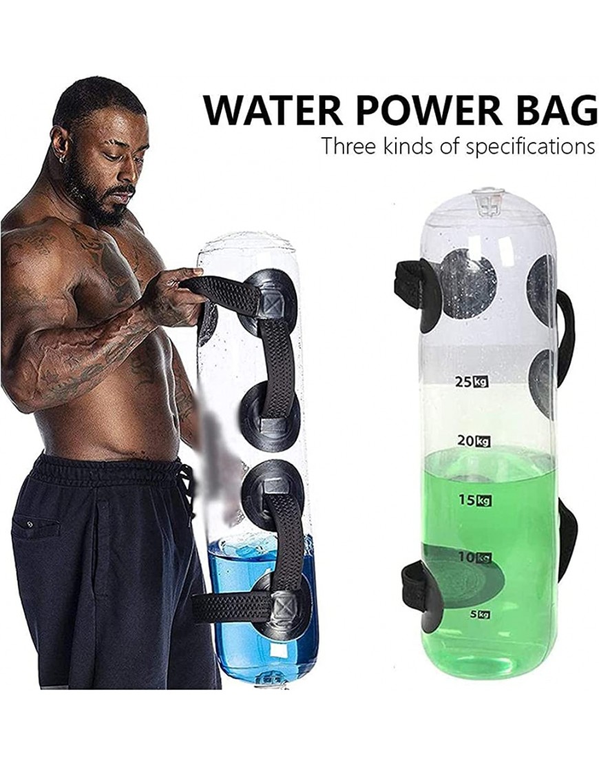 Sandbag Alternative Aqua Bag 44 Pfund verstellbare Aqua Bag und Power Bag mit wassertragbarer Stabilität Home Gym Fitnessgeräte für Ganzkörpertraining - BXSPINKV