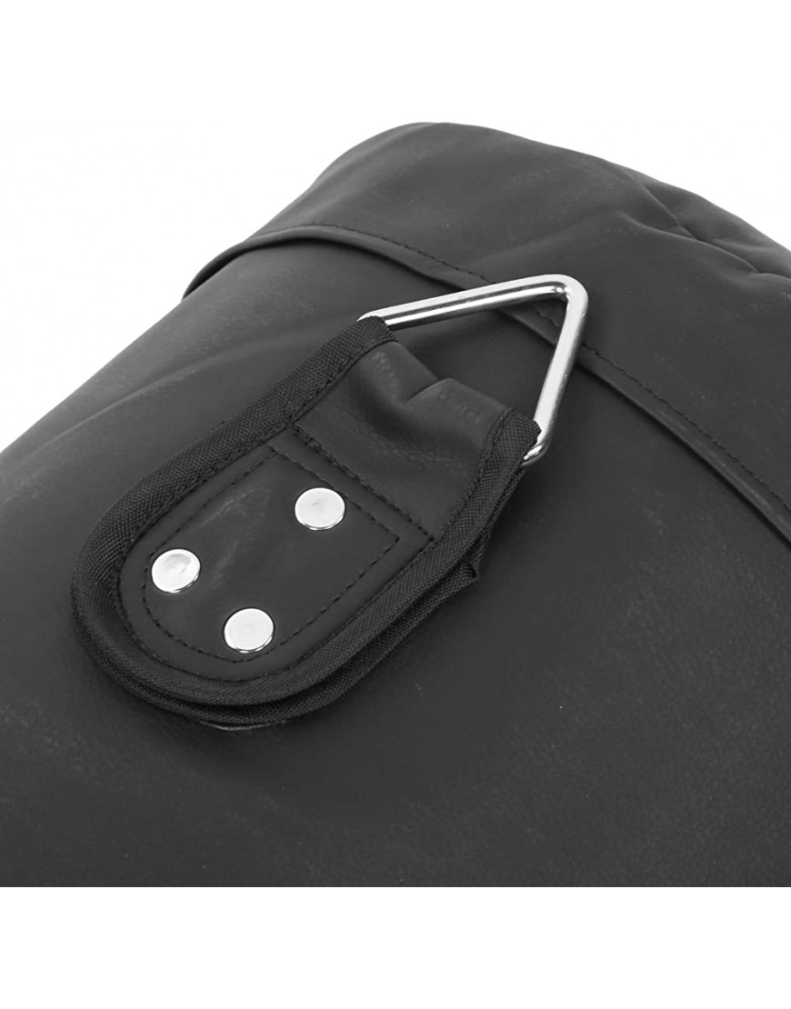 SANON Leere Boxtasche zum Aufhängen zu Hause Gym Sandsack strapazierfähiges PU-Leder für Krafttraining Fitness - BKGOUBA5