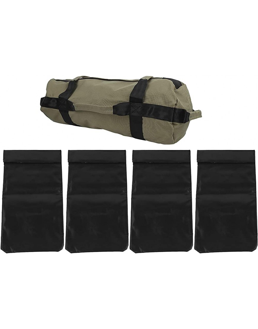 Uxsiya Gewichtheber-Sandsack Polyester-Übungen Kraftsack 4 Füllsäcke verstellbar verschleißfest für den Außenbereich zum Boxen - BKNMGEKQ