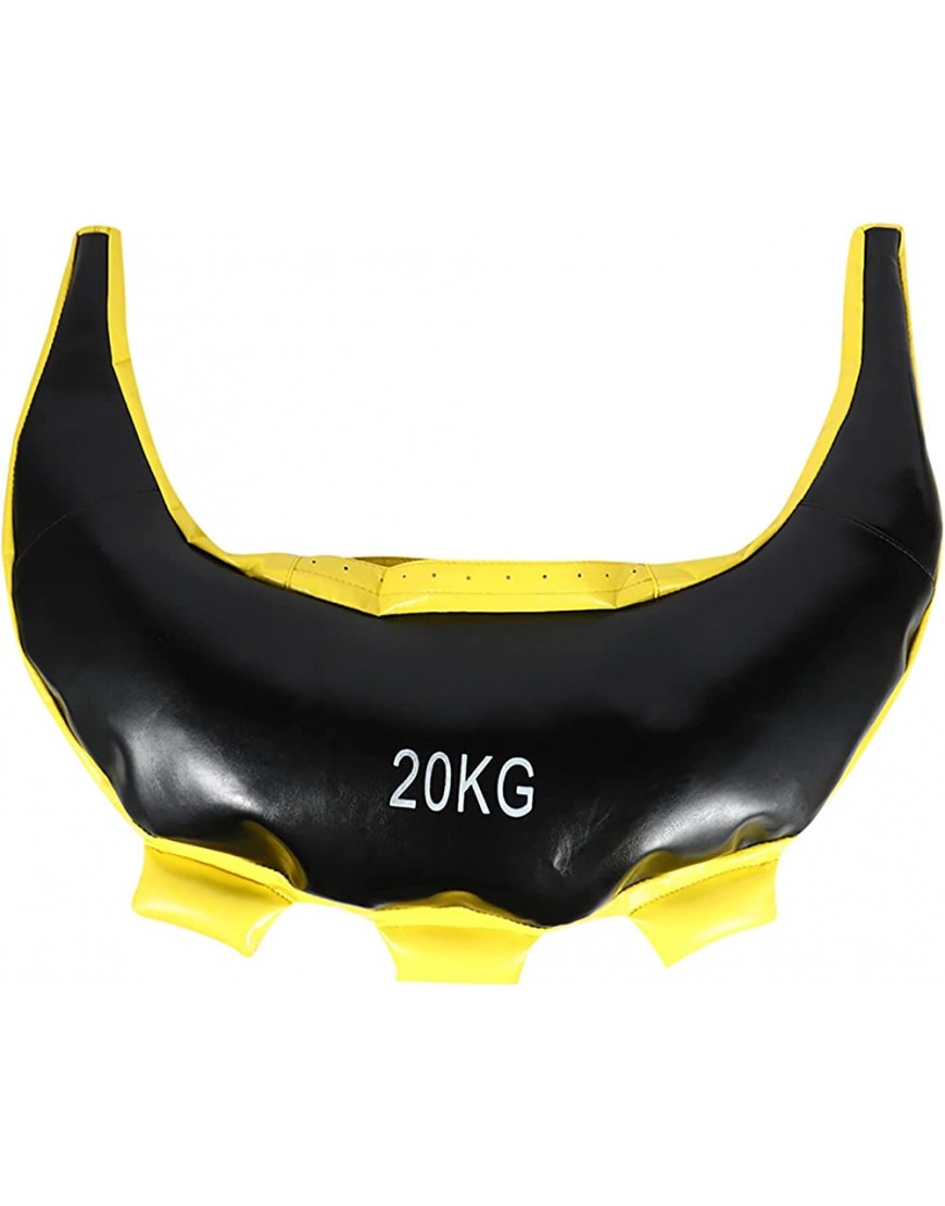 wiedao Bulgarian Bag Heavy Duty Squat und Weight Lifting Bag Boxing Sand Bag Fitness Gym Training Strength Bag PU Leather Exercise Boxing Sandbag Ohne Füller - BYKAAVBJ