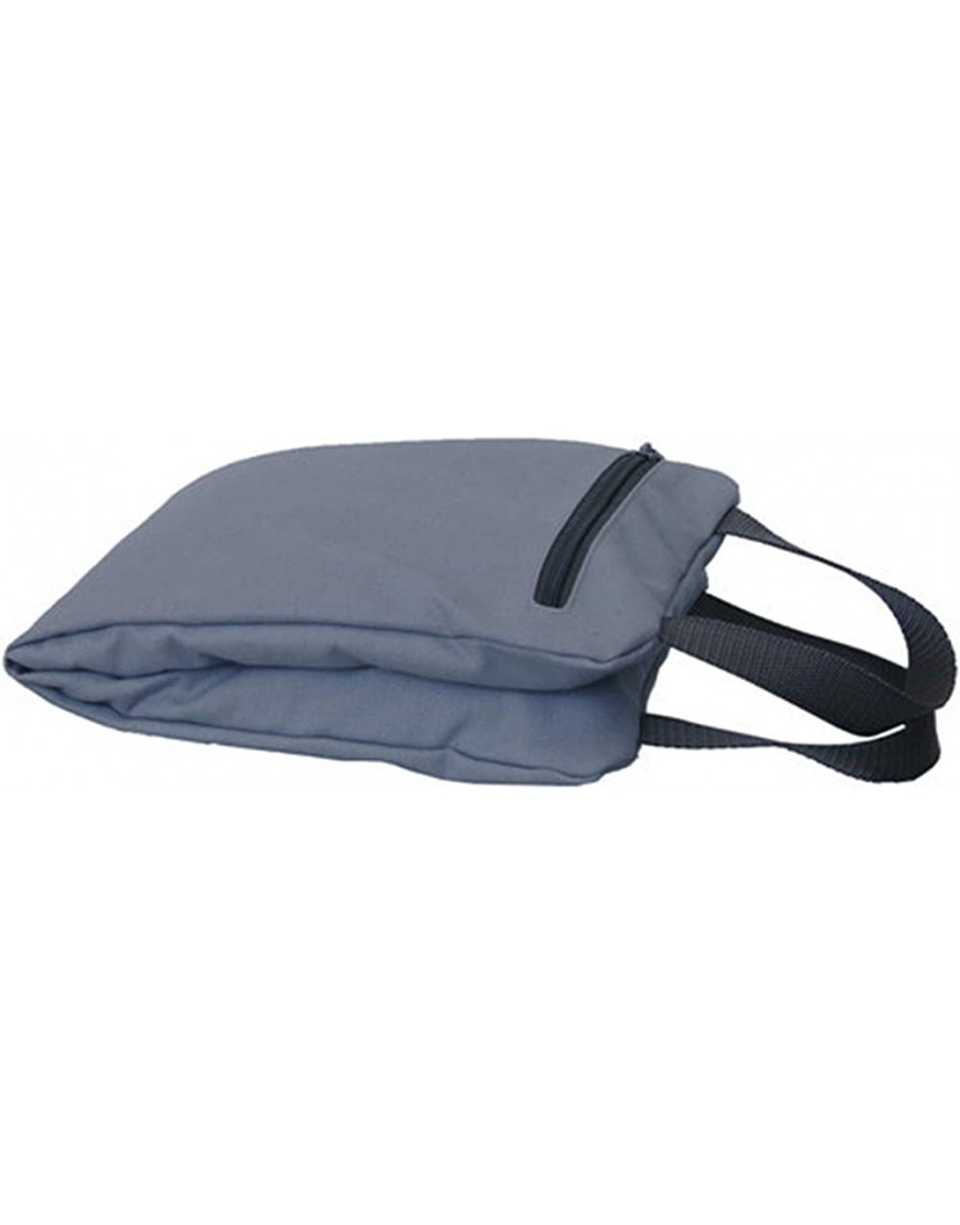 Xuebai Faltbarer gefüllter Yoga-Sandsack mit Zwei Griffen für Yoga-Gewichte und Widerstand Faltbarer Yoga-Sandsack Grau - BHOTH4AK