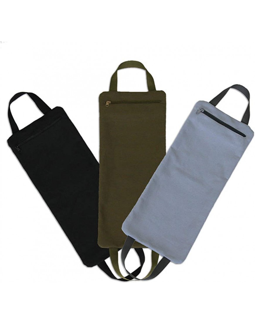 Xuebai Faltbarer gefüllter Yoga-Sandsack mit Zwei Griffen für Yoga-Gewichte und Widerstand Faltbarer Yoga-Sandsack Grau - BHOTH4AK