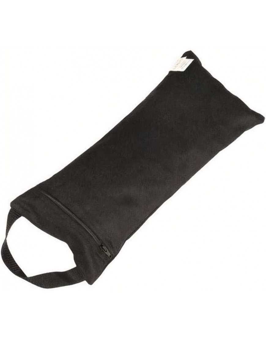 Yoga Sandsack Sandbag mit Innenbeutel schwarz 100% Baumwolle praktisches Yogahilfsmittel Yogazubehör - BKUNR57J