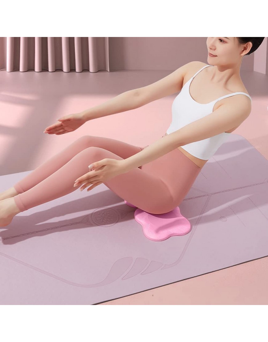 2 Stücke 20 x 20 cm Kniekissen Yoga Yoga Matt für Pilates Rutschfest Knieschoner Matte Set Verschleißfesteschützt die Knie Hände Handgelenke und Ellbogen - BZLLND3N