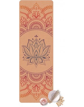 Bilderwelten Yogamatte Kork Lotusblüte Regenbogen Größe HxB: 61x183 cm - BAGVUBHQ
