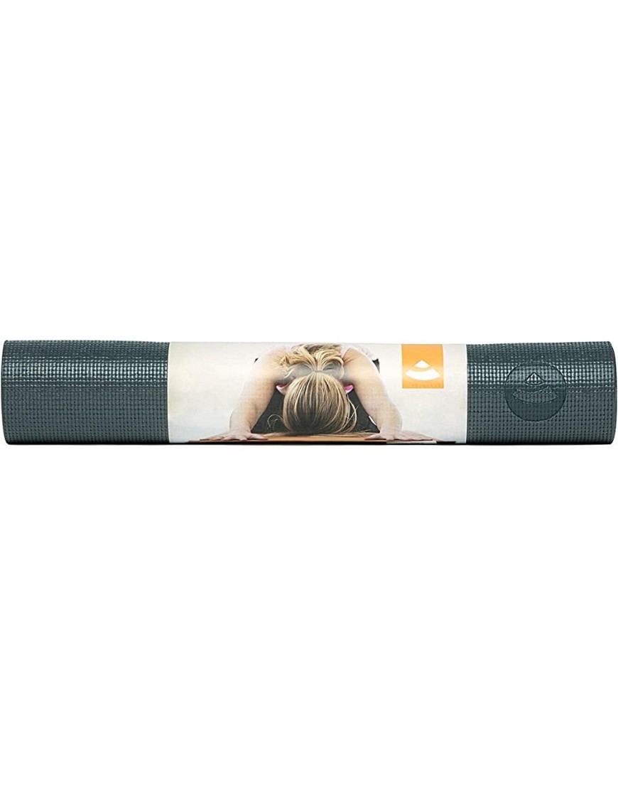 Bodhi Yogamatte ASANA aus PVC | Schadstofffrei | Rutschfest & Waschbar | Perfekt für Einsteiger | Übungsmatte für Fitness Pilates & Gymnastik | 183 x 60 x 4 mm | In mehreren Farben - BROSKBHA