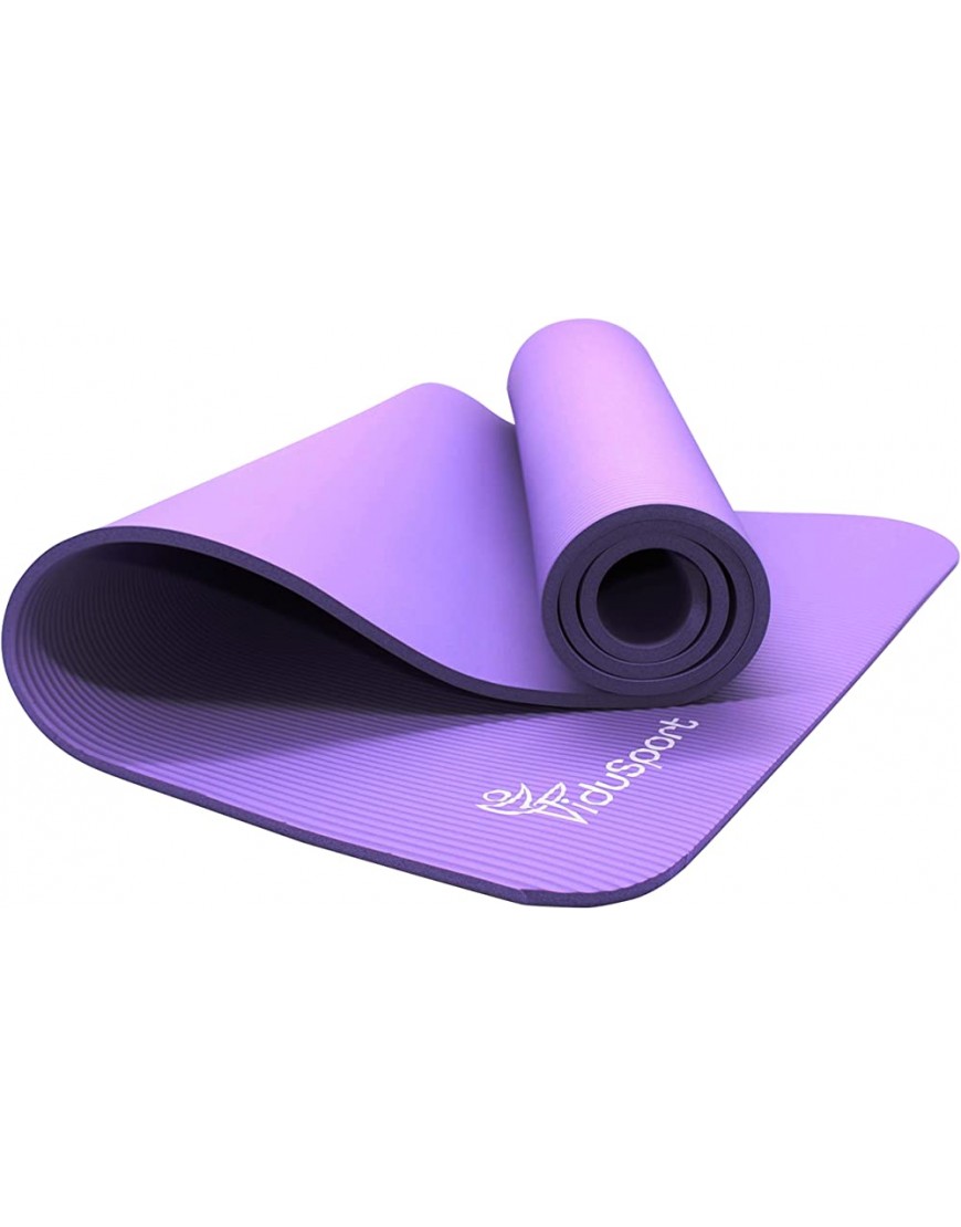 FiduSport Yogamatte Gymnastikmatte Phthalatfreie rutschfest und gelenkschonend Sportmatte für Yoga Pilates Sport Matte - BHZLQDKE