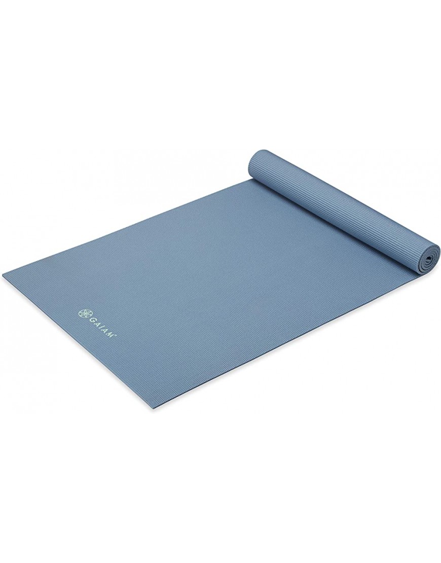 Gaiam Yogamatte – Premium 5 mm dicke rutschfeste Übungs- und Fitnessmatte für alle Arten von Yoga Pilates und Bodentraining 172,7 x 61 x 5 mm - BNTFAH4V