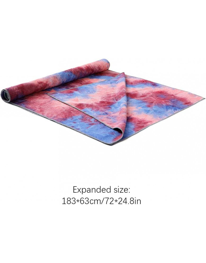 AZXAZ rutschfeste Yoga Handtuch für heiße Yogatuch Matte Schweiß absorbierend und schnell trocknend für Yoga Pilates und Workout 183 * 63CM - BYJRPA6W
