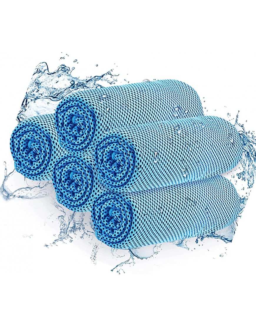 ＣＨＡＭＥＥＮ 5stück Kühlendes Handtuch Gym Mikrofaser Sporthandtuch Kühltücher Cooling Towel Fitness Schnelltrocknend Für - BHKWMKDA