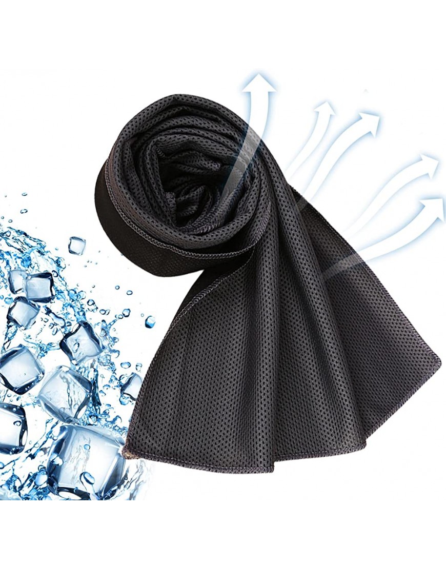 edcb Kühlende Tücher für Hals und Gesicht Kühlende Sporthandtücher für den Nacken Ultra saugfähig,Ice Towel Atmungsaktiv perfekt für Sportler Yoga Golf Workout Camping - BRDQW166