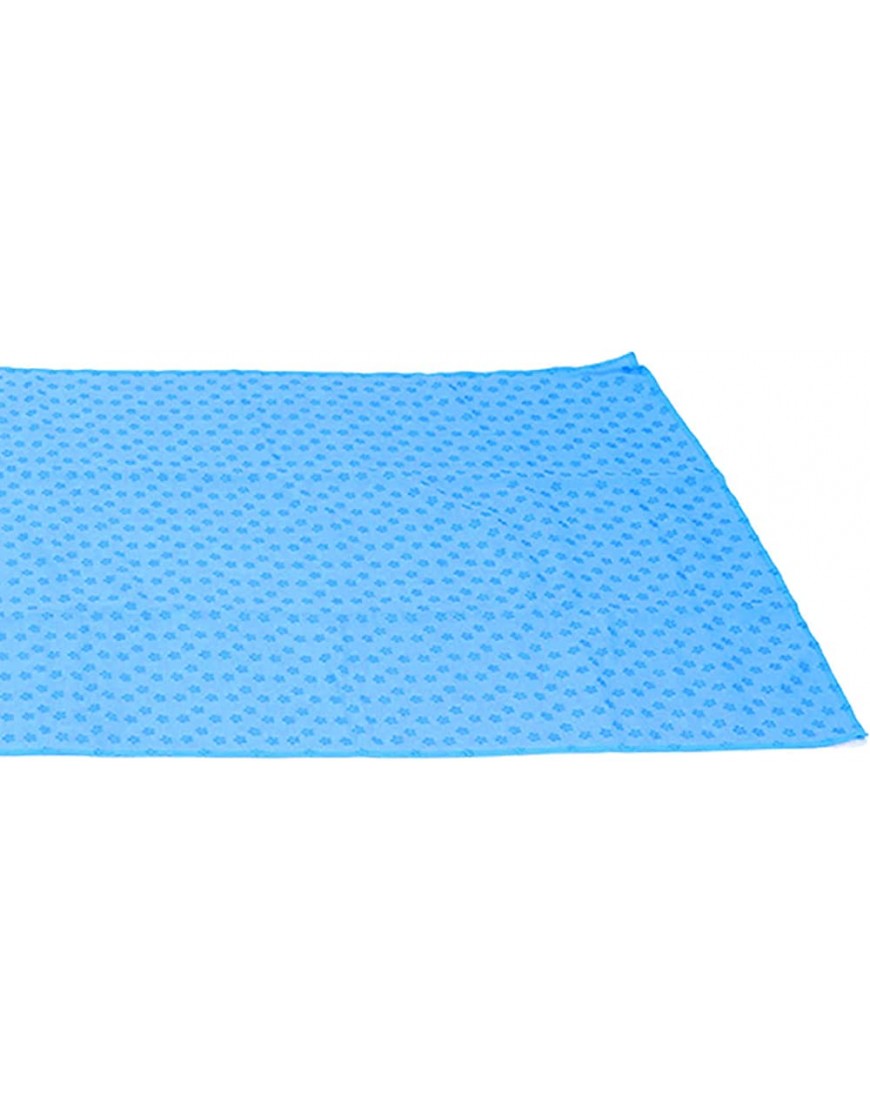 Gymnastikmatten-Handtuch rutschfest schweißabsorbierend weich und sauber Camping-Dusch-Yoga-Handtuch Blau - BPALH2NE