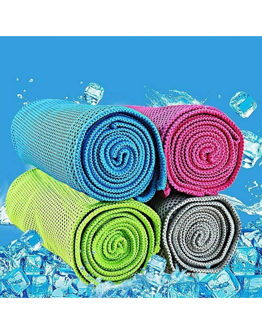 Hezhu Cooling Towel für Sport & Fitness,4 Pack Kühlung Handtuch Kühltuch Kühlendes Handtuch Mikrofaser Handtuch für Yoga Reise Climb Golf Fußball Tennis & Outdoor Sports - BTJXYV7V