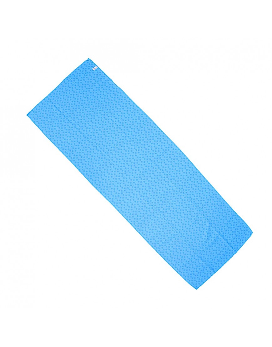 Turnmatten-Handtuch Yoga-Matten-Handtuch weich leicht zu verstauen für den Strand zum DuschenBlau - BTCWDJ4J