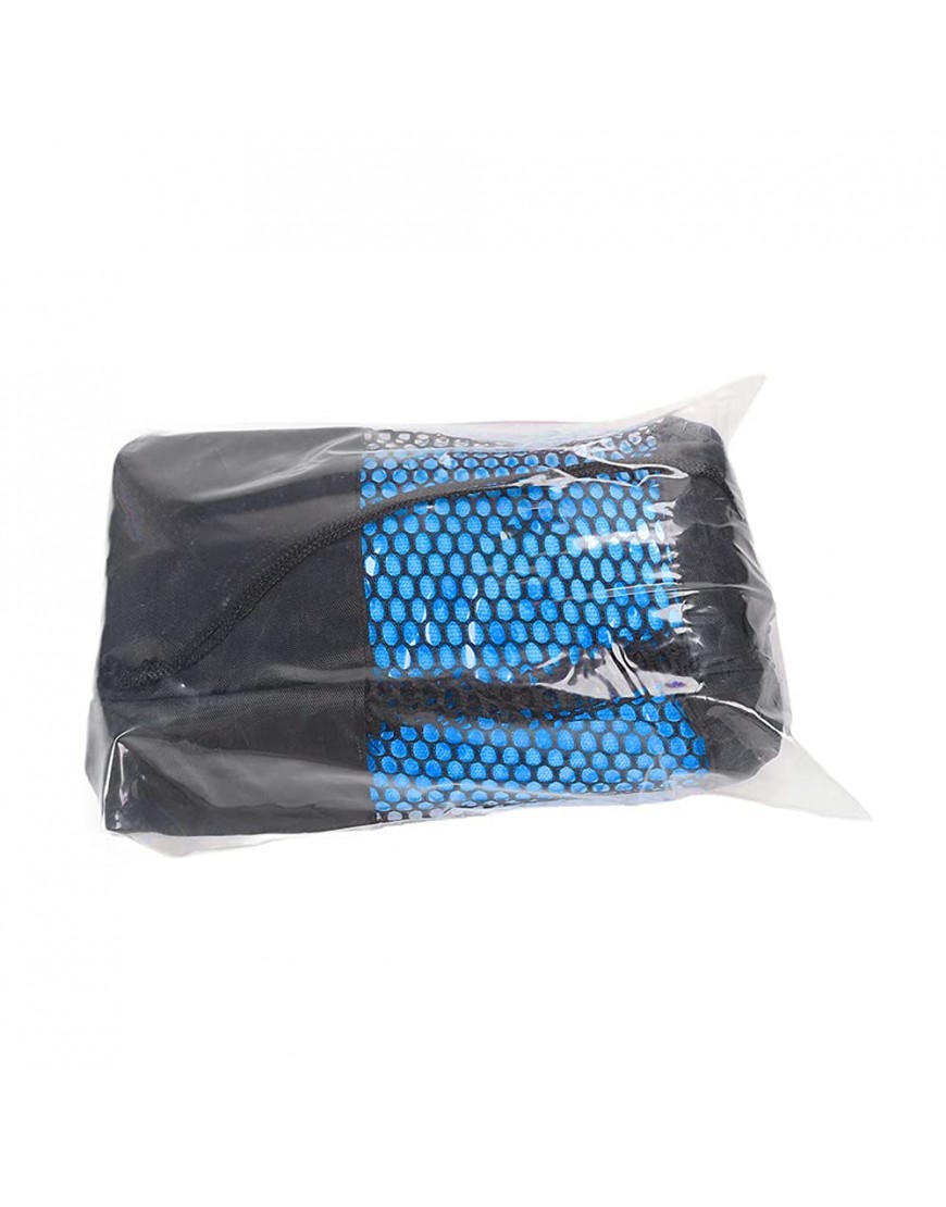 Turnmatten-Handtuch Yoga-Matten-Handtuch weich leicht zu verstauen für den Strand zum DuschenBlau - BTCWDJ4J