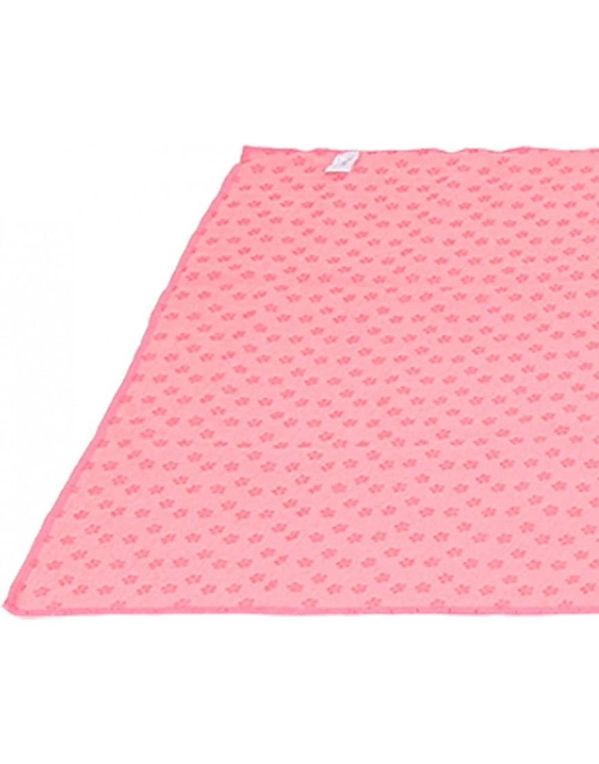 Übungsmatten-Handtuch rutschfestes Strand-Yogamatten-Handtuch Rosa - BROXX54K