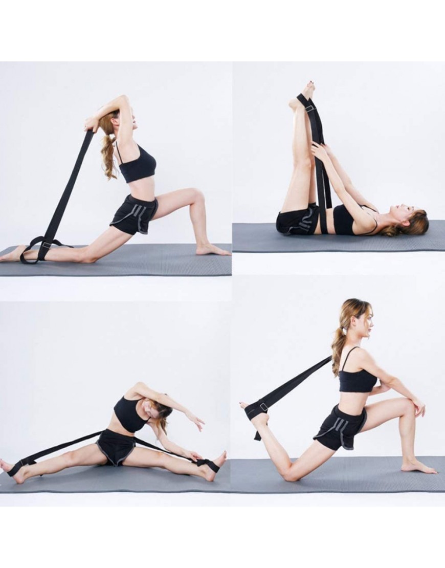 Beinstrecker Yoga-Gurt Beinspreizer Fitnessbänder mit Türanker Schlagpolster für Yoga,Ballett,Tanzen & Gymnastik - BYOHWM49