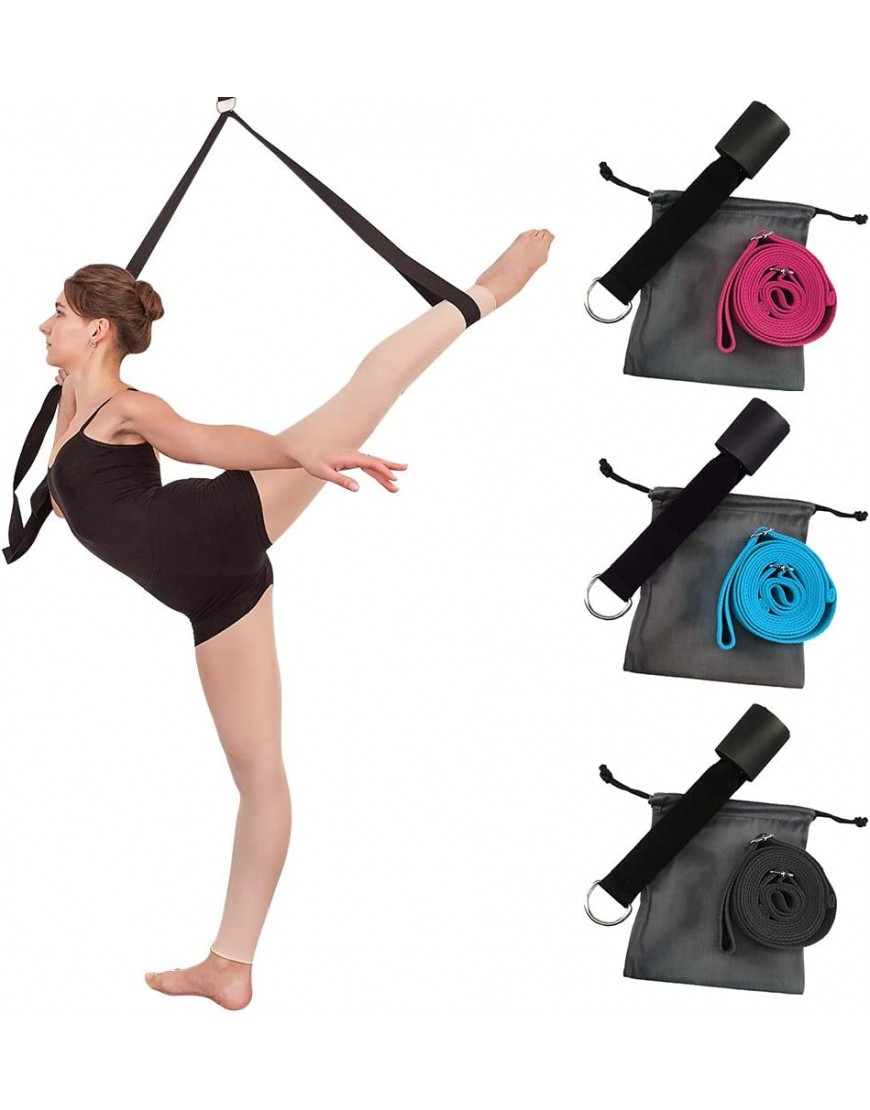 Beinstrecker Yoga-Gurt Beinspreizer Fitnessbänder mit Türanker Schlagpolster für Yoga,Ballett,Tanzen & Gymnastik - BYOHWM49